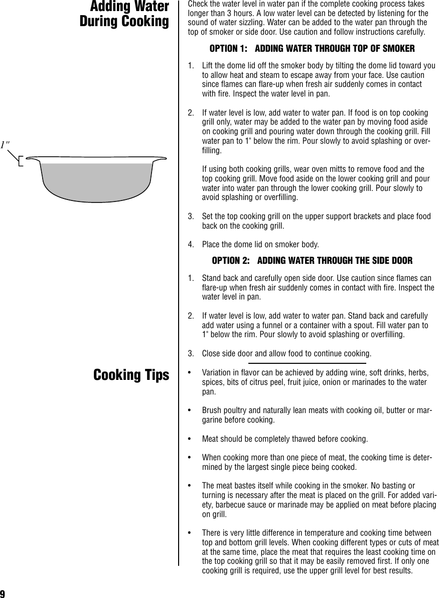 Page 10 of 12 - Brinkmann Smoker INSTR-Gourmet Charcoal User Manual  To The Dd30ab14-7ae3-4780-9e06-a68116e95ceb