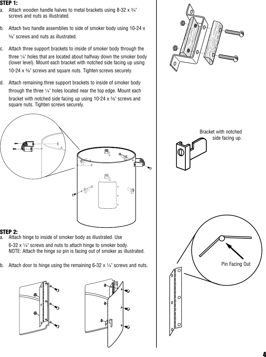 Page 5 of 12 - Brinkmann Smoker INSTR-Gourmet Charcoal User Manual  To The Dd30ab14-7ae3-4780-9e06-a68116e95ceb