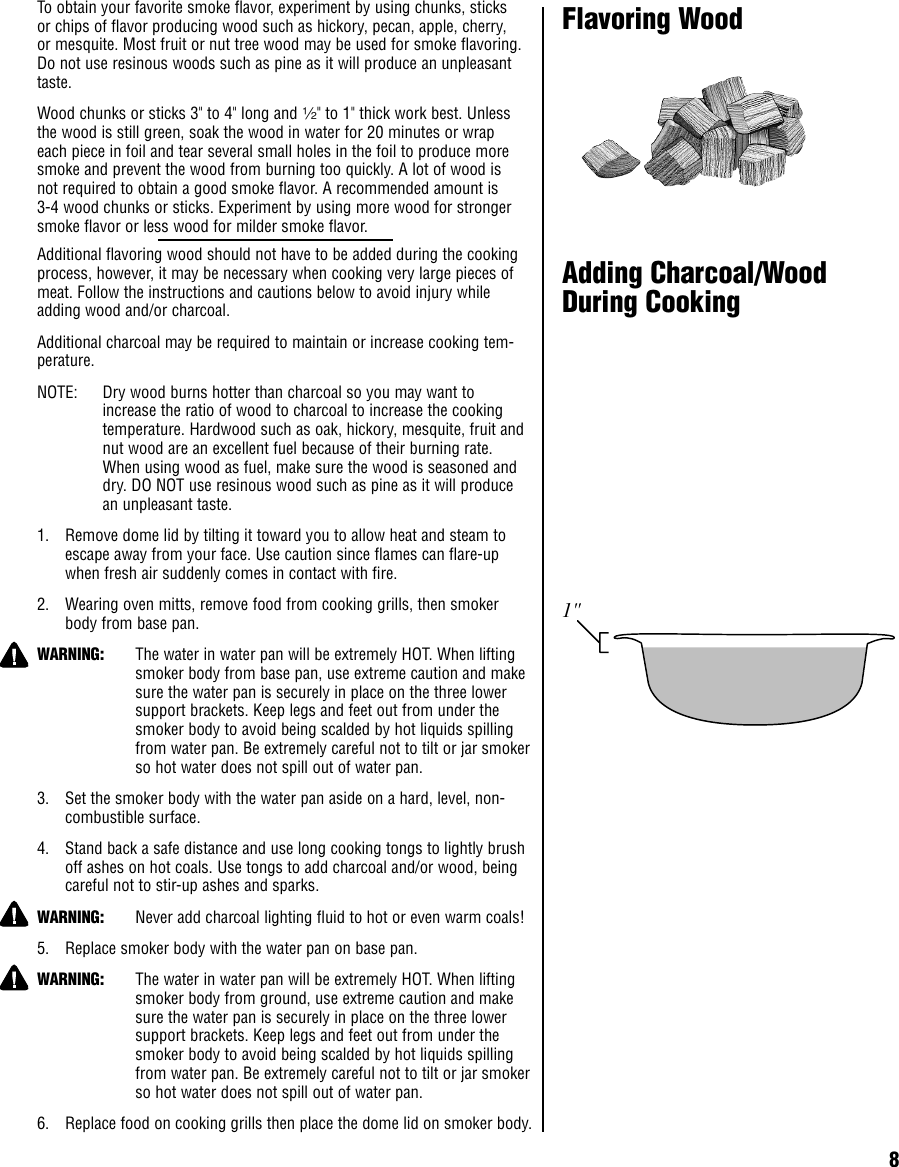 Page 9 of 12 - Brinkmann Smoker INSTR-Gourmet Charcoal User Manual  To The Dd30ab14-7ae3-4780-9e06-a68116e95ceb