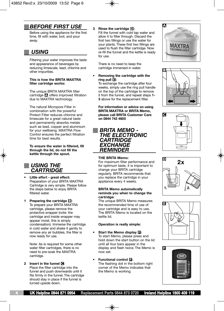 Page 6 of 6 - Brita Brita-Brita-Lp-Water-Dispenser-43852-Users-Manual- Logos6 Bw  Brita-brita-lp-water-dispenser-43852-users-manual