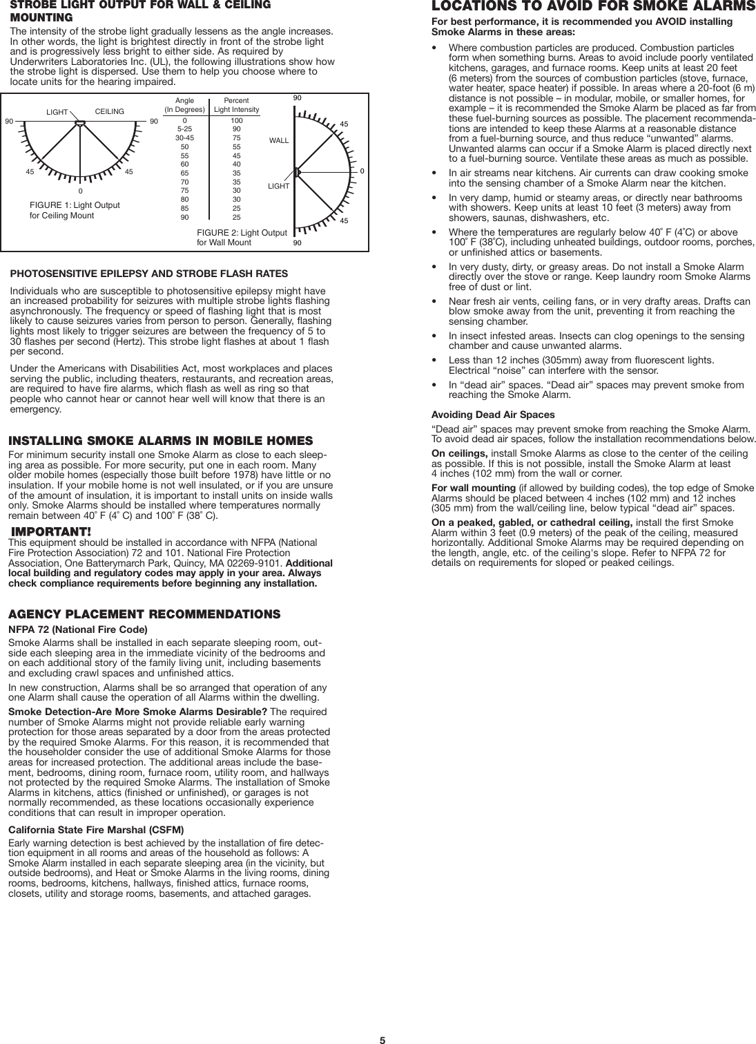 Page 5 of 6 - Brk-Electronic Brk-Electronic-Sa100B-Users-Manual- 100S,SA100  Brk-electronic-sa100b-users-manual