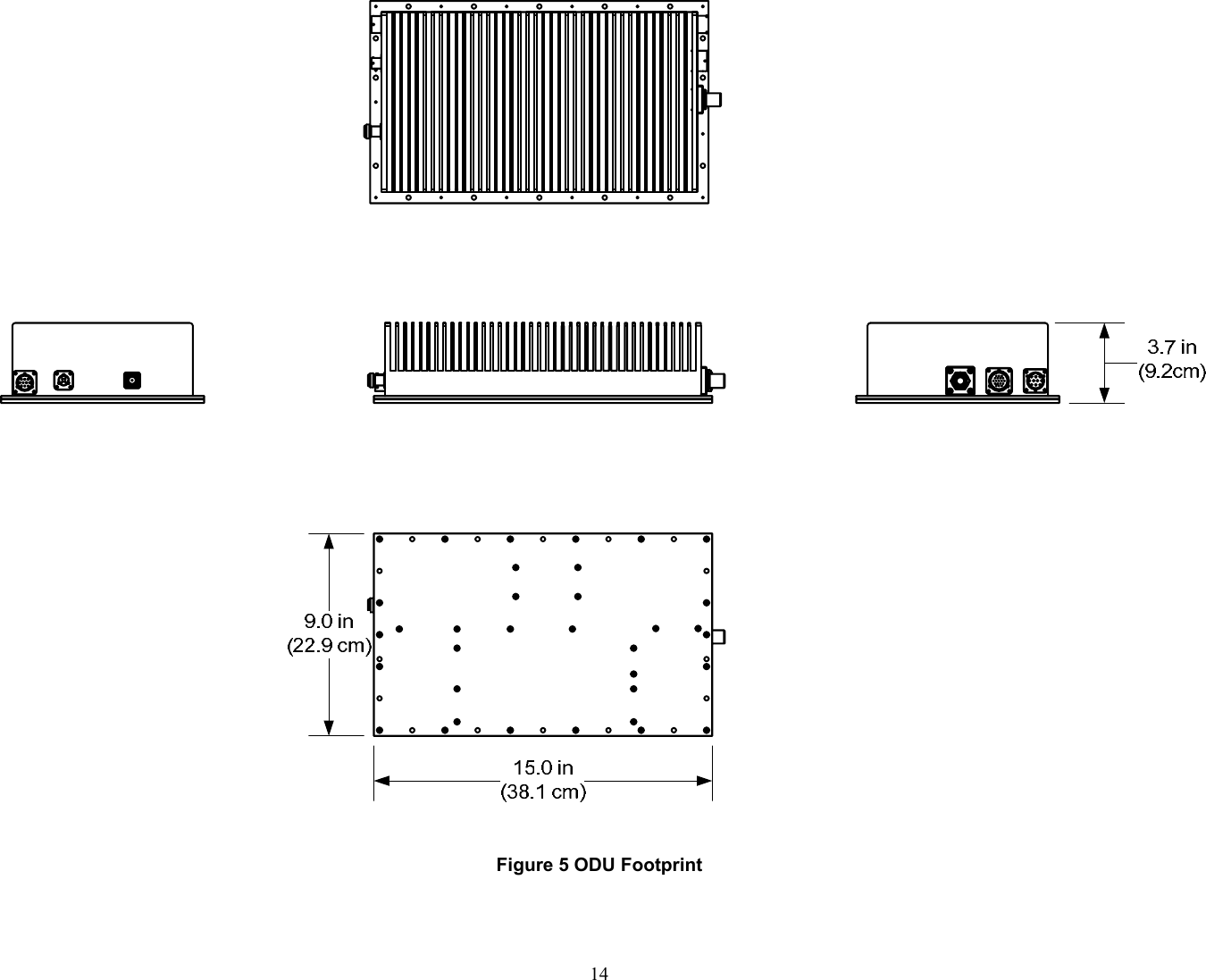  14 Figure 5 ODU Footprint