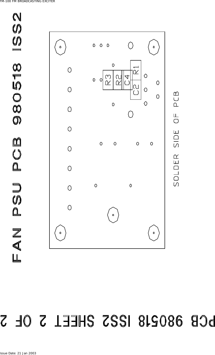  FM-100 FM BROADCASTING EXCITER Issue Date: 21 Jan 2003  