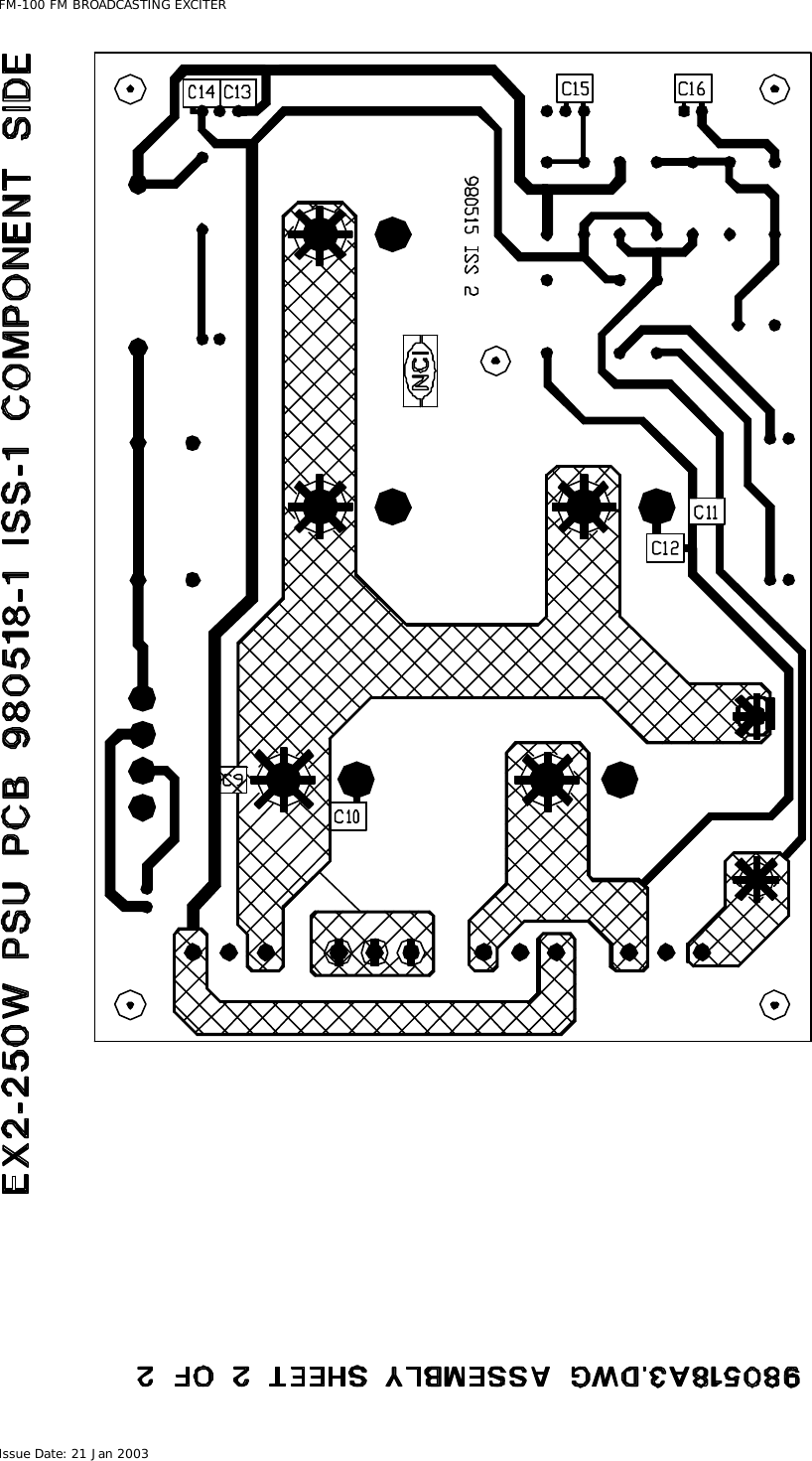  FM-100 FM BROADCASTING EXCITER Issue Date: 21 Jan 2003  