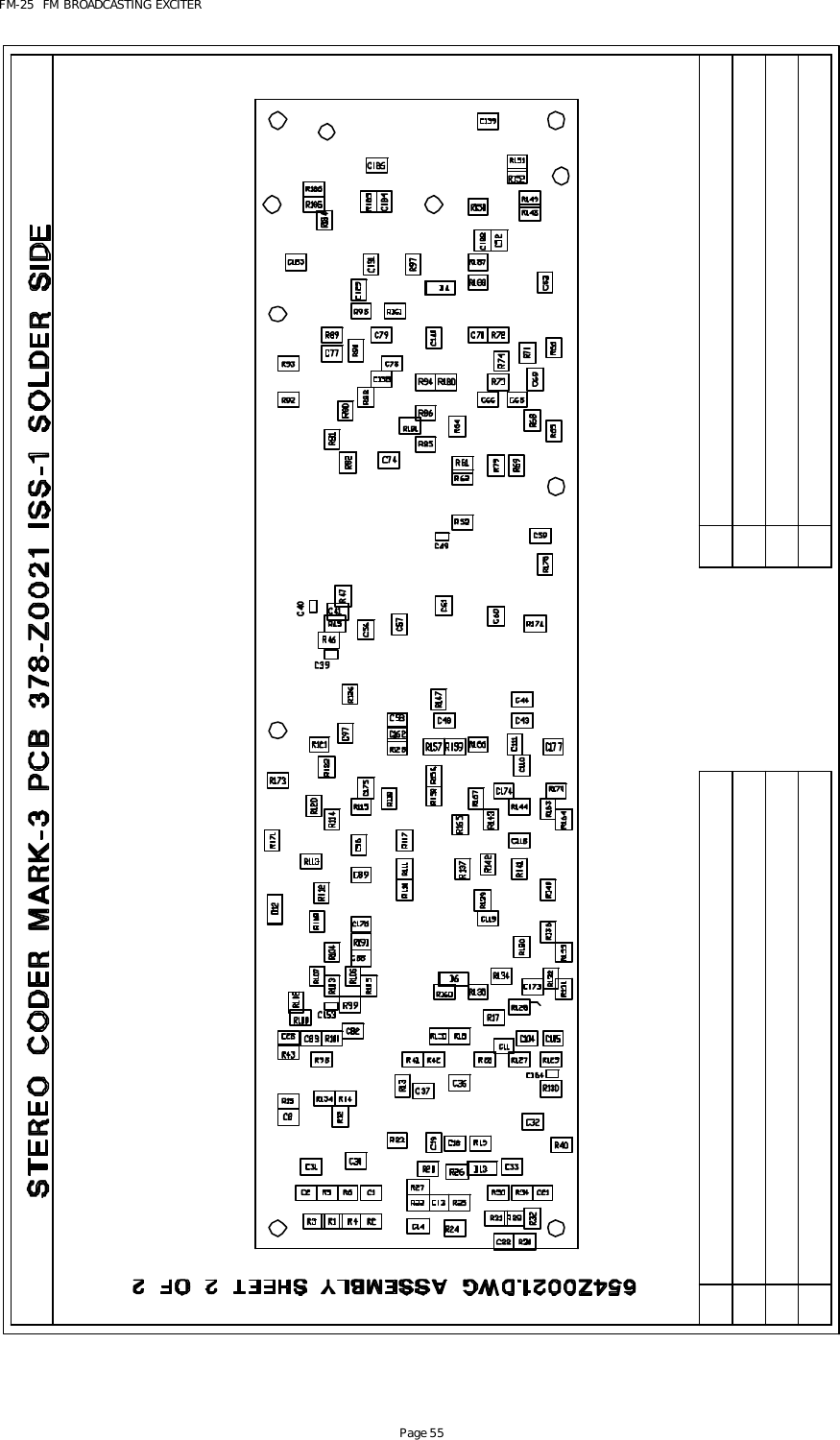 FM-25  FM BROADCASTING EXCITER Page 55 