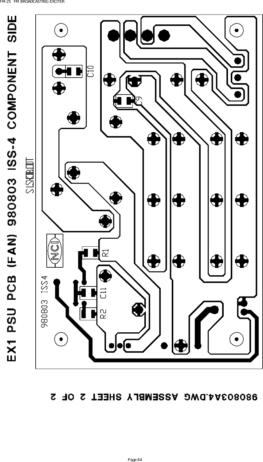 FM-25  FM BROADCASTING EXCITER Page 64  