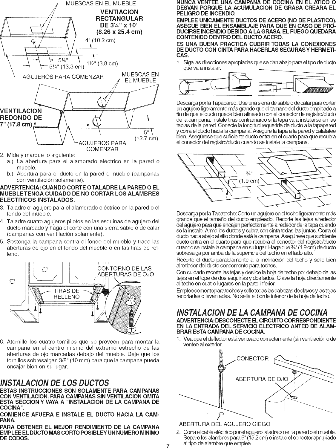 Page 7 of 8 - Broan 433004 User Manual  RANGE HOOD - Manuals And Guides L1004013