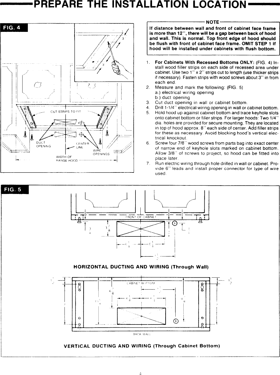 Page 4 of 8 - Broan 893001 User Manual  RANGE HOOD - Manuals And Guides L1002110