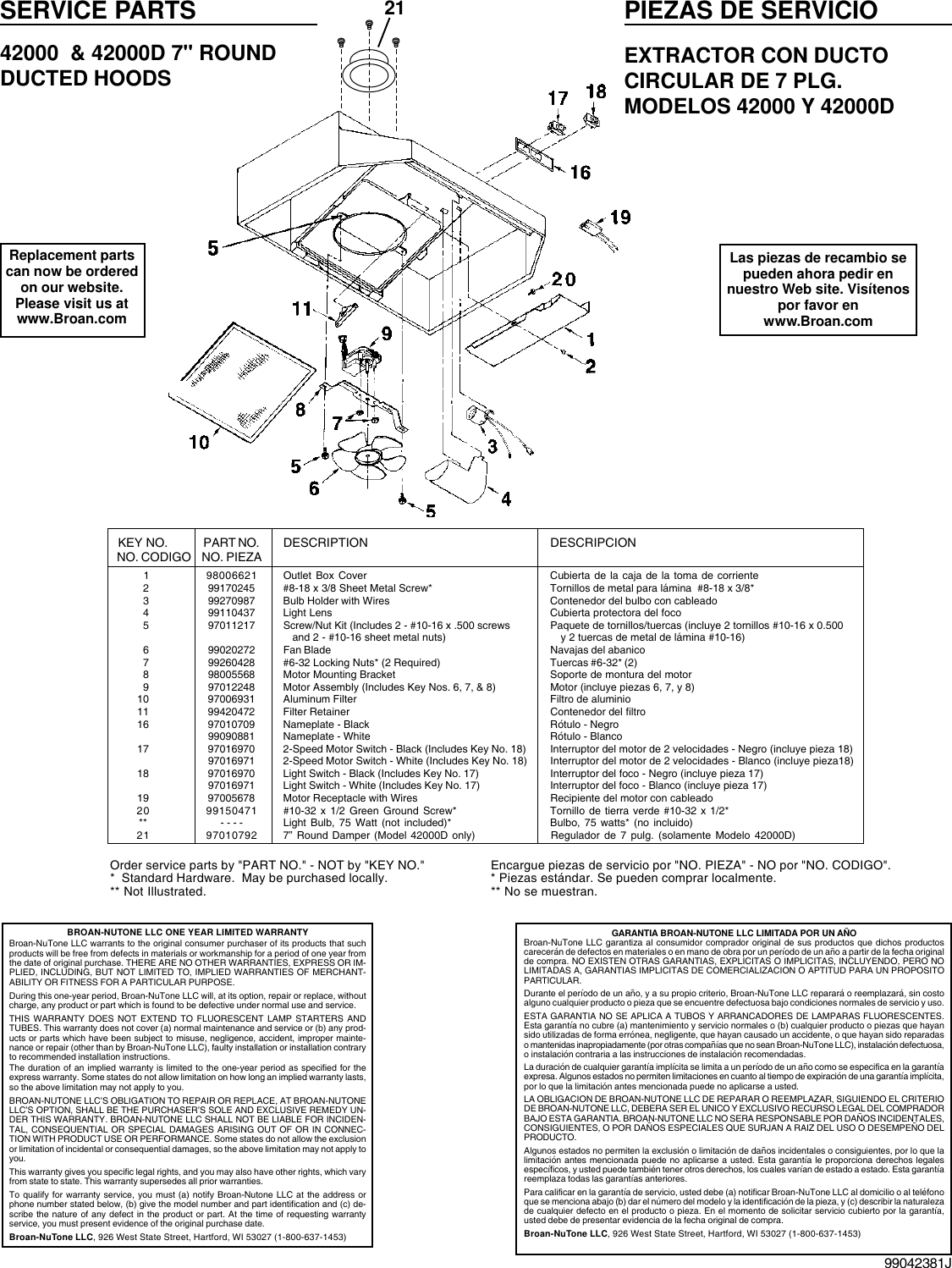 Page 8 of 8 - Broan Broan-30-Ductless-Range-Hood-413023-Users-Manual- 413023 Installation Instructions  Broan-30-ductless-range-hood-413023-users-manual