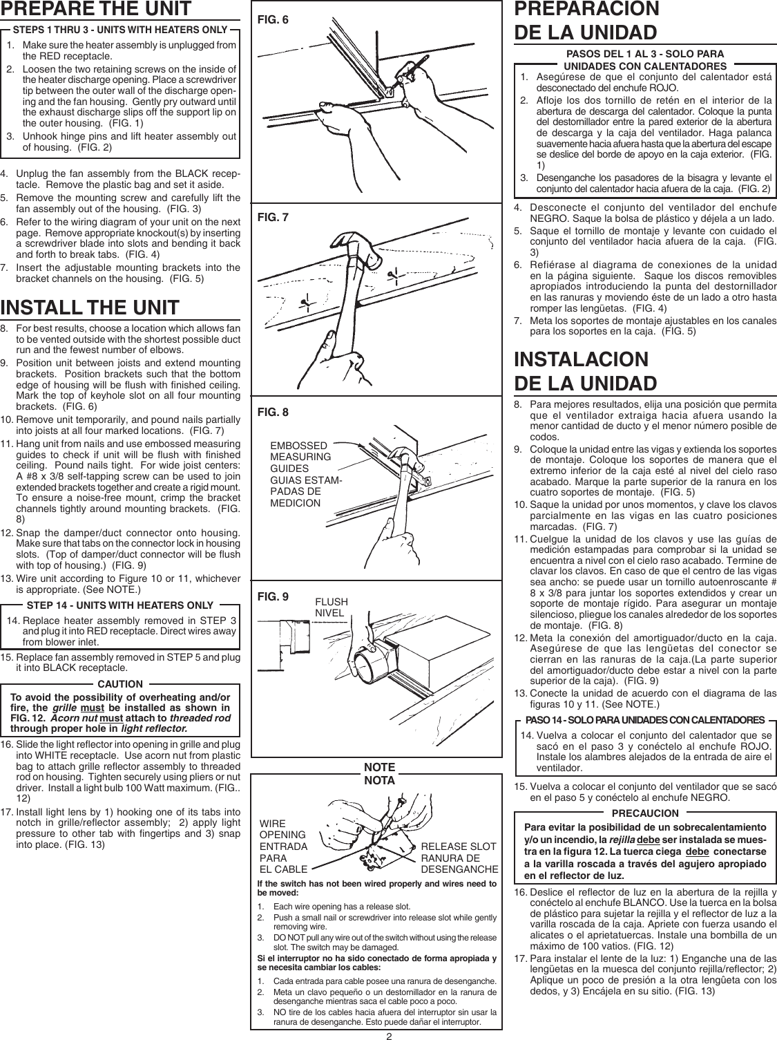 Page 2 of 4 - Broan Broan-659-Users-Manual-  Broan-659-users-manual