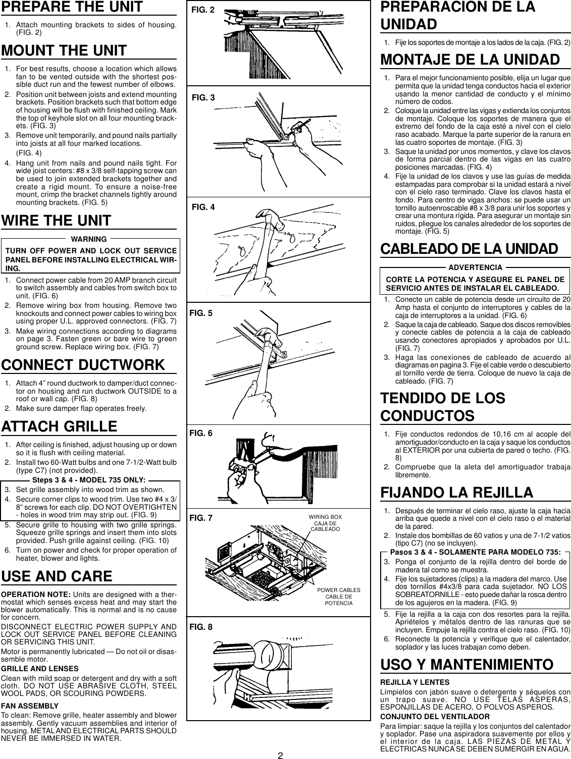 Page 2 of 4 - Broan Broan-730-Users-Manual- 99042661.p65  Broan-730-users-manual