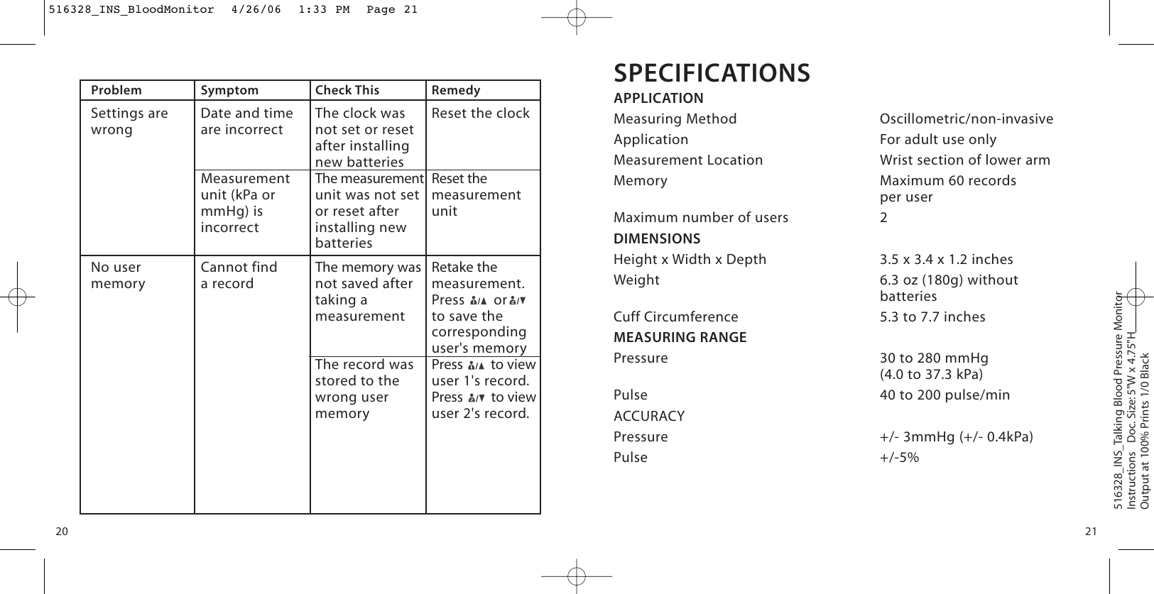 Page 11 of 12 - Brookstone Brookstone-516328-Users-Manual- 516328_INS_BloodMonitor  Brookstone-516328-users-manual