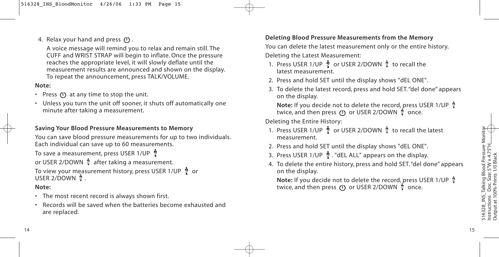 Page 8 of 12 - Brookstone Brookstone-516328-Users-Manual- 516328_INS_BloodMonitor  Brookstone-516328-users-manual