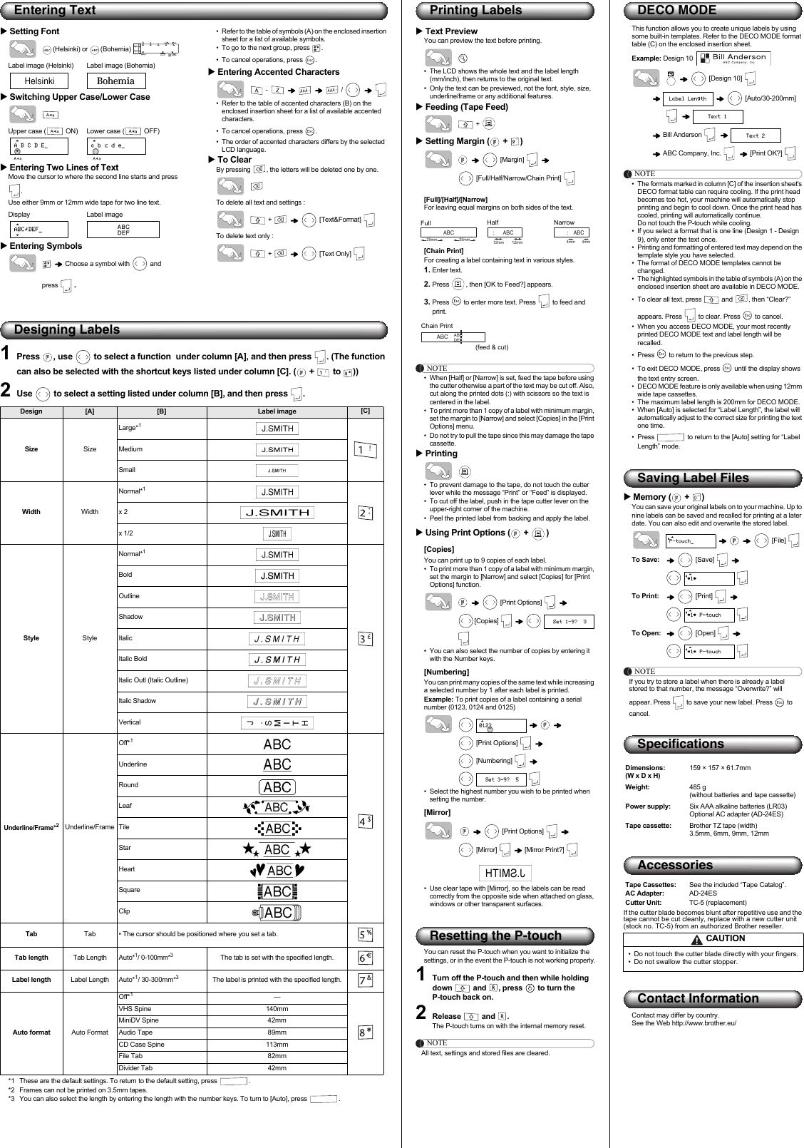 Page 2 of 2 - Brother Brother-P-Touch-Pt-1290-Users-Manual- ManualsLib - Makes It Easy To Find Manuals Online!  Brother-p-touch-pt-1290-users-manual