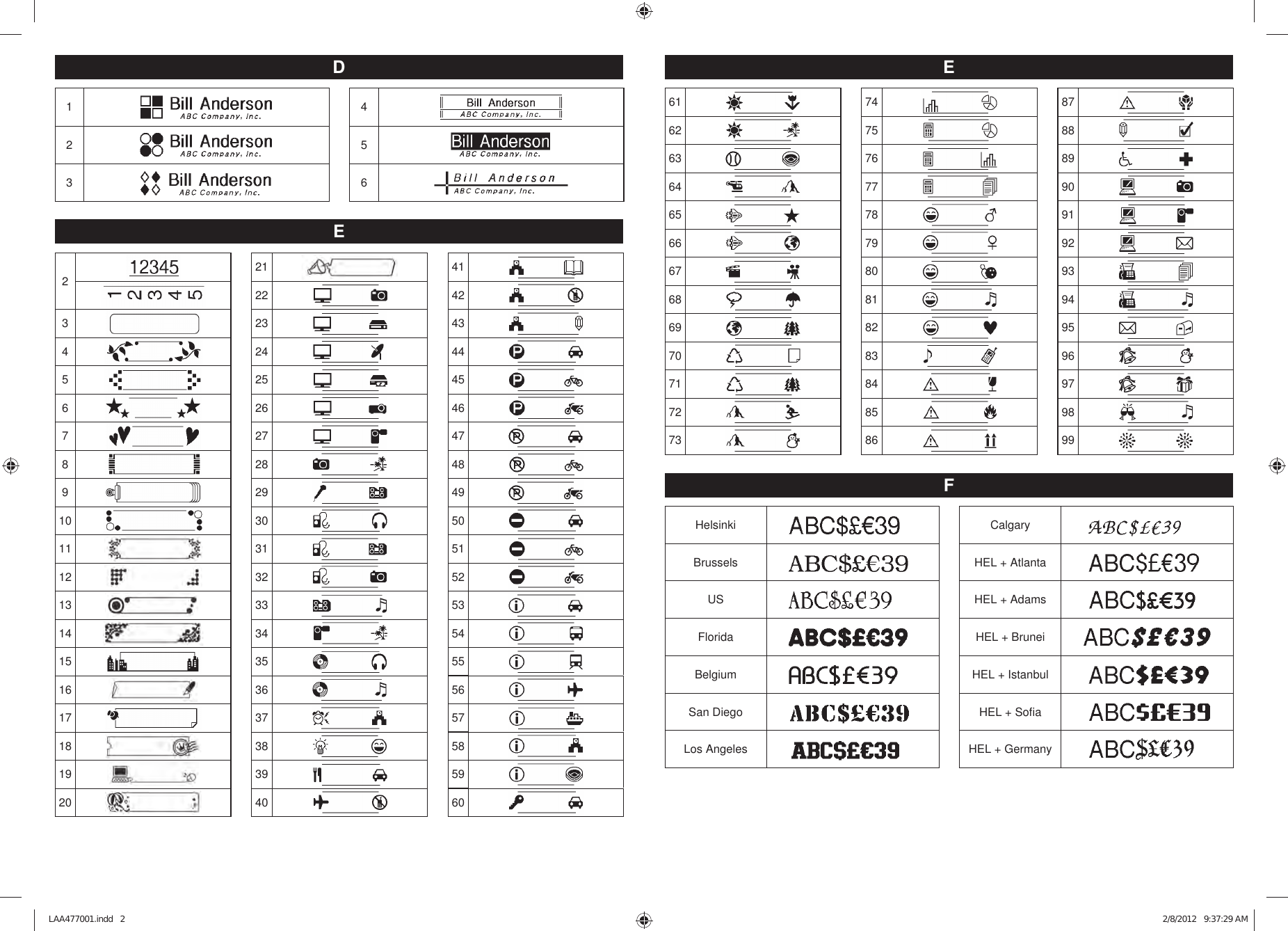 Page 3 of 3 - Brother Brother-Pt-520-Owner-S-Manual