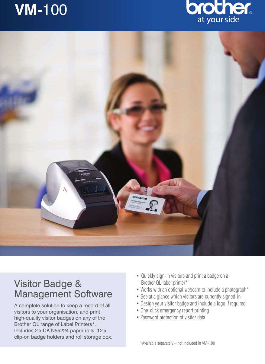 Page 1 of 8 - Brother Brother-Vm-100-Users-Manual-  Brother-vm-100-users-manual