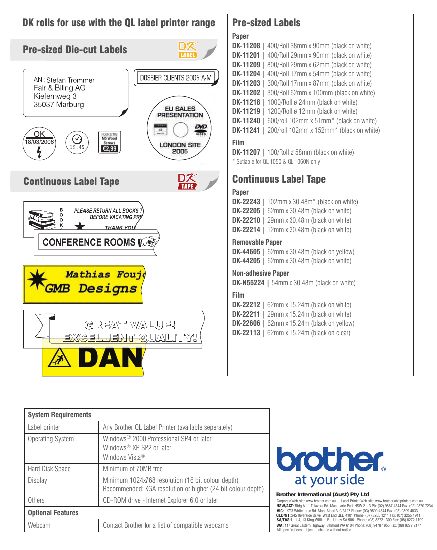 Page 8 of 8 - Brother Brother-Vm-100-Users-Manual-  Brother-vm-100-users-manual