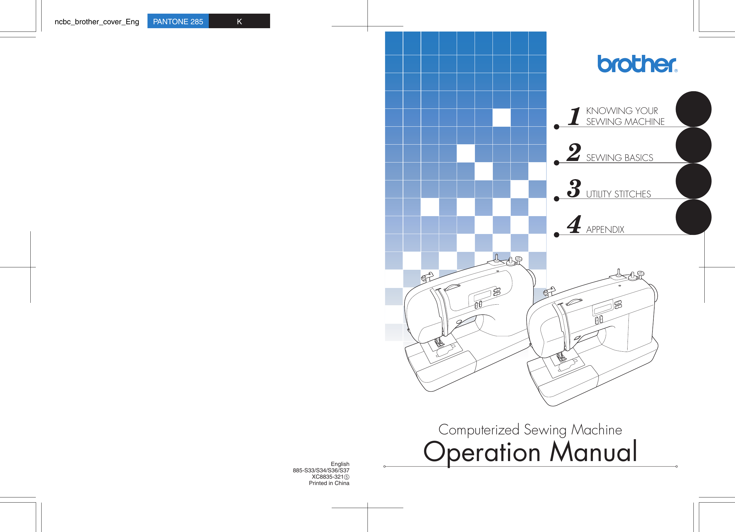 Brother Vx 807 Owner S Manual