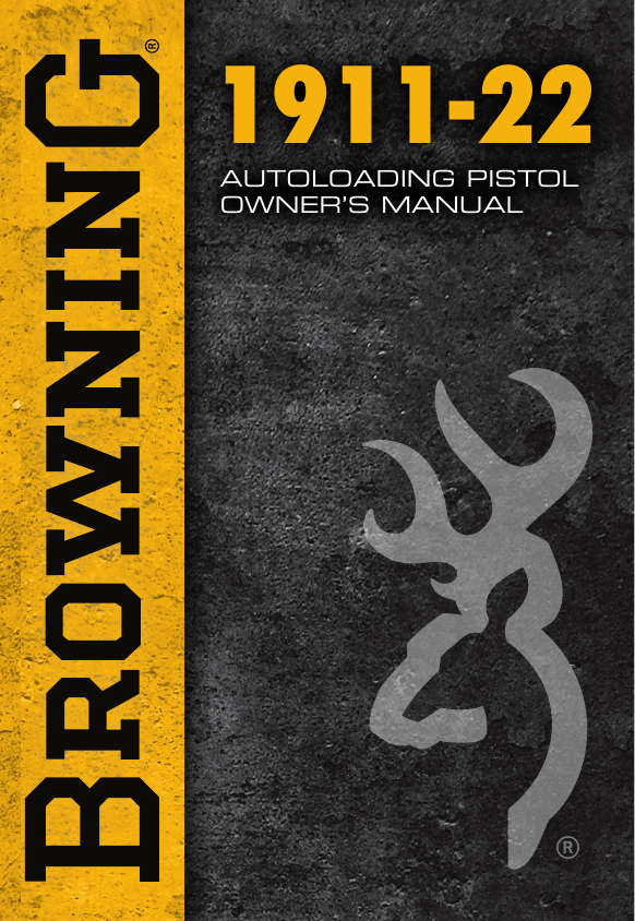 Browning 1911 22 Owners Manual