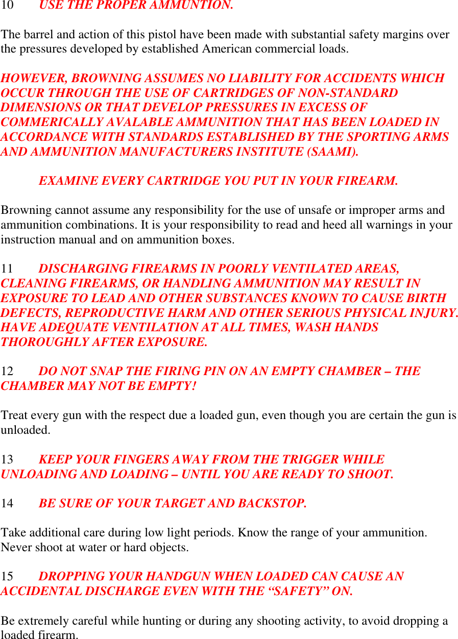 Page 5 of 7 - Browning Browning-25-Automatic-Pistol-Owners-Manual-  Browning-25-automatic-pistol-owners-manual