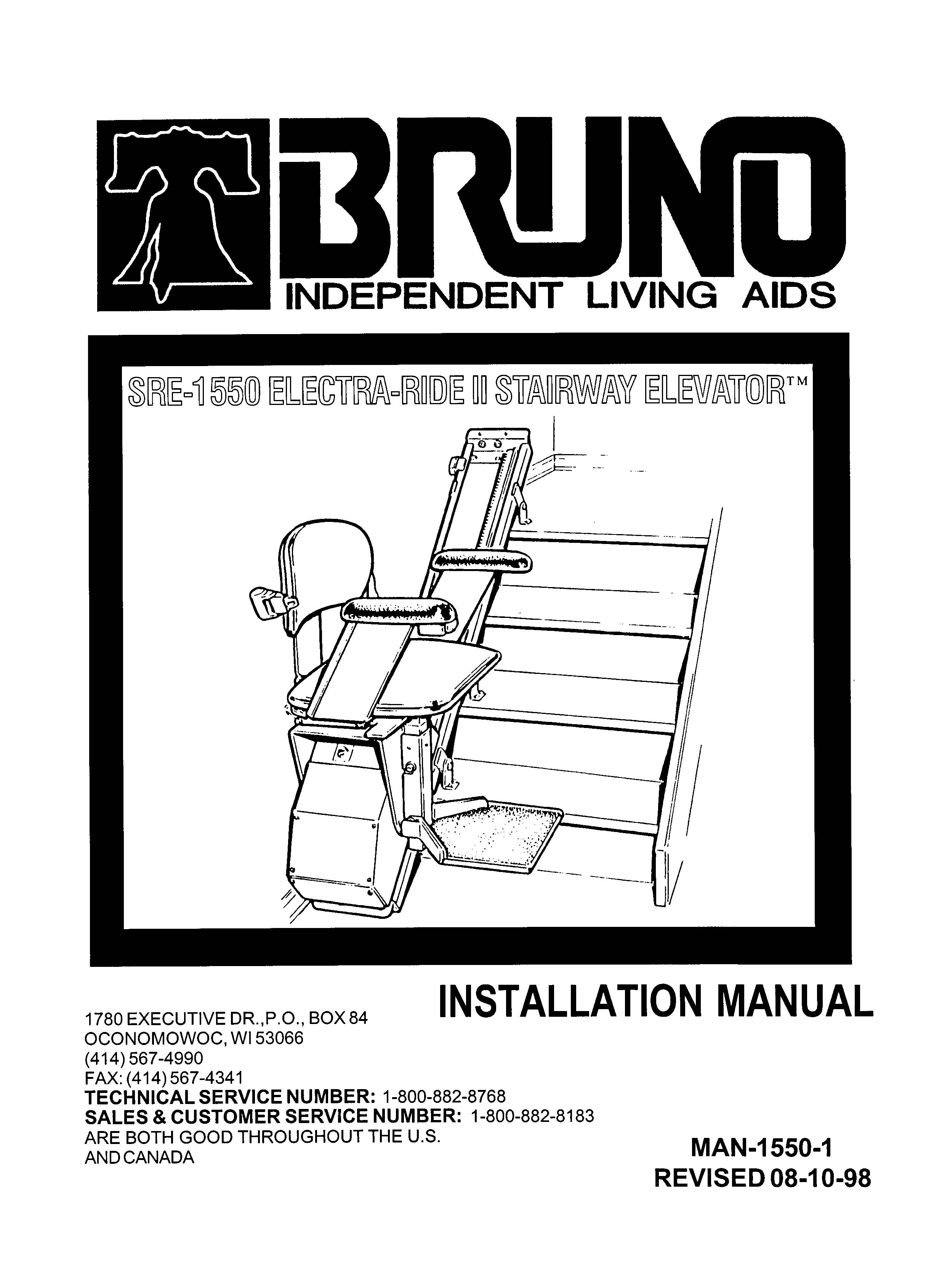 Stairway Elevator Remote Control User Manual