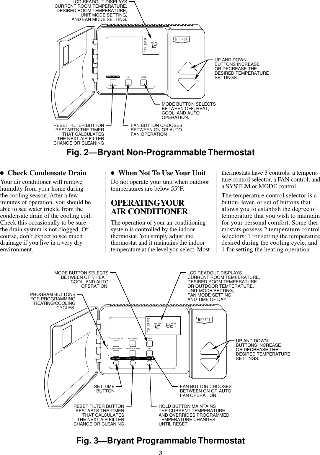 Page 3 of 8 - Bryant Bryant-Quantum-Plus-Central-Air-Conditioner-Users-Manual-  Bryant-quantum-plus-central-air-conditioner-users-manual