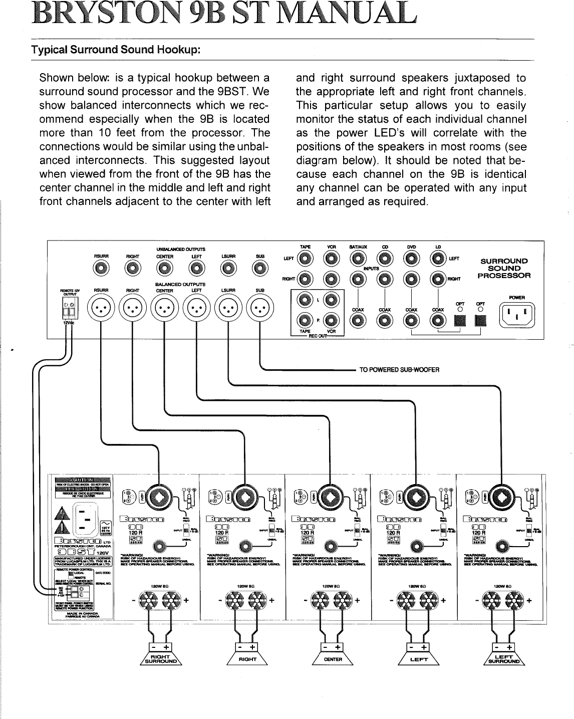 Page 5 of 7 - Bryston Bryston-9B-St-Users-Manual-  Bryston-9b-st-users-manual