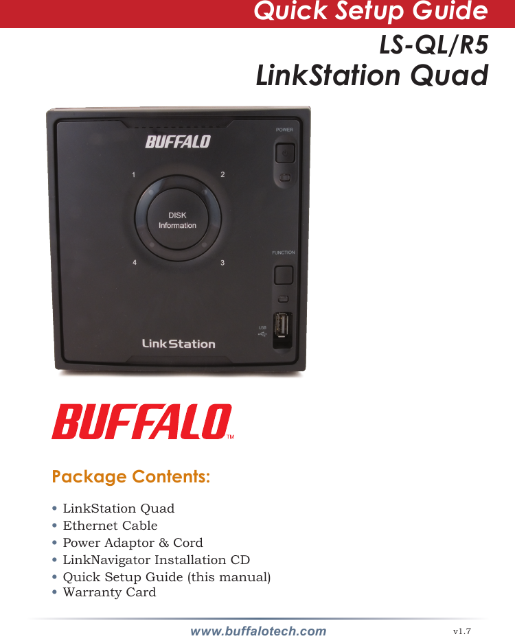 Page 1 of 12 - Buffalo-Technology Buffalo-Technology-Ls-Ql-R5-Users-Manual-  Buffalo-technology-ls-ql-r5-users-manual