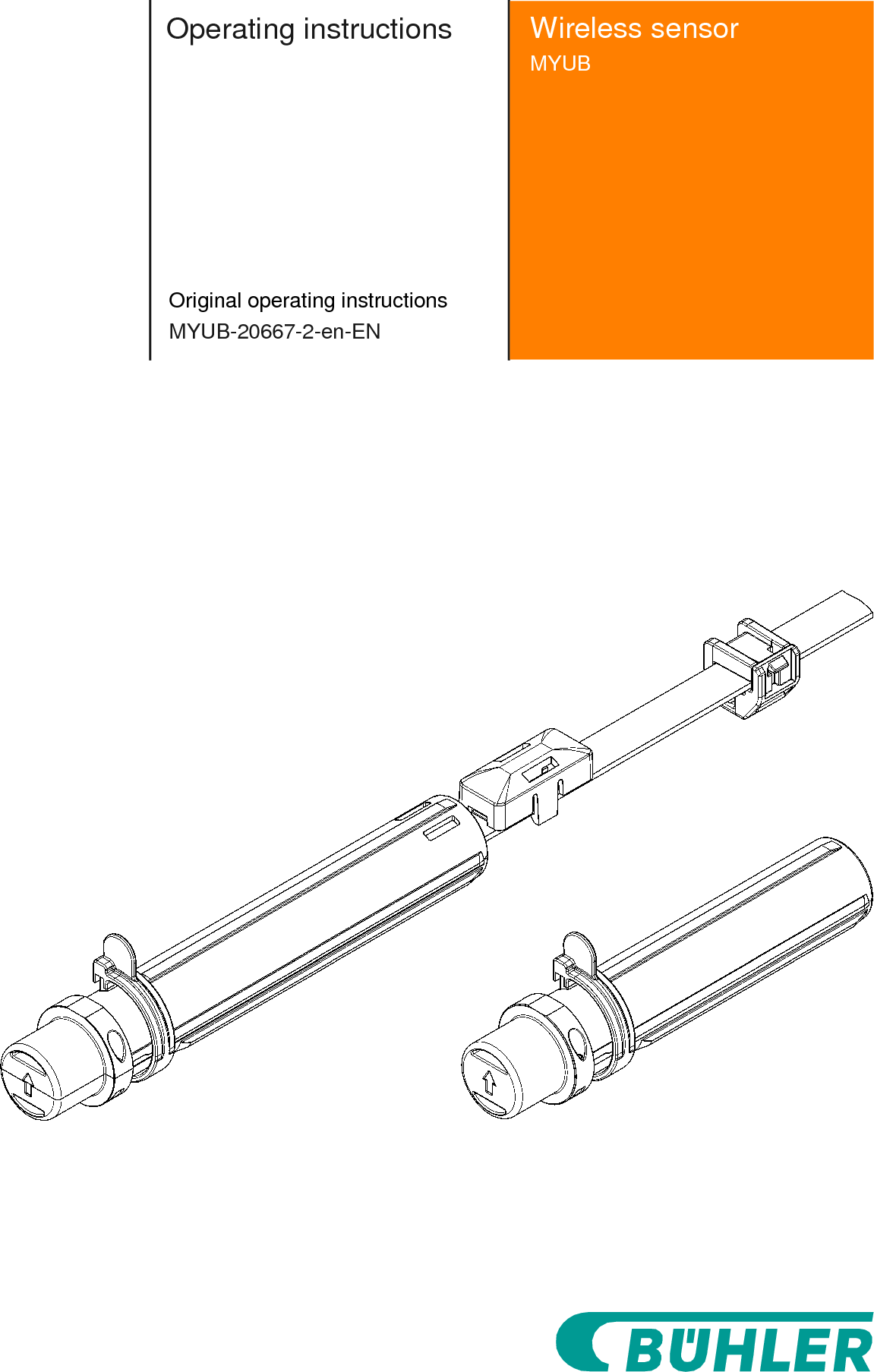 Buhler MYUB-PLUG Wireless sensor User Manual Temperatur und ...