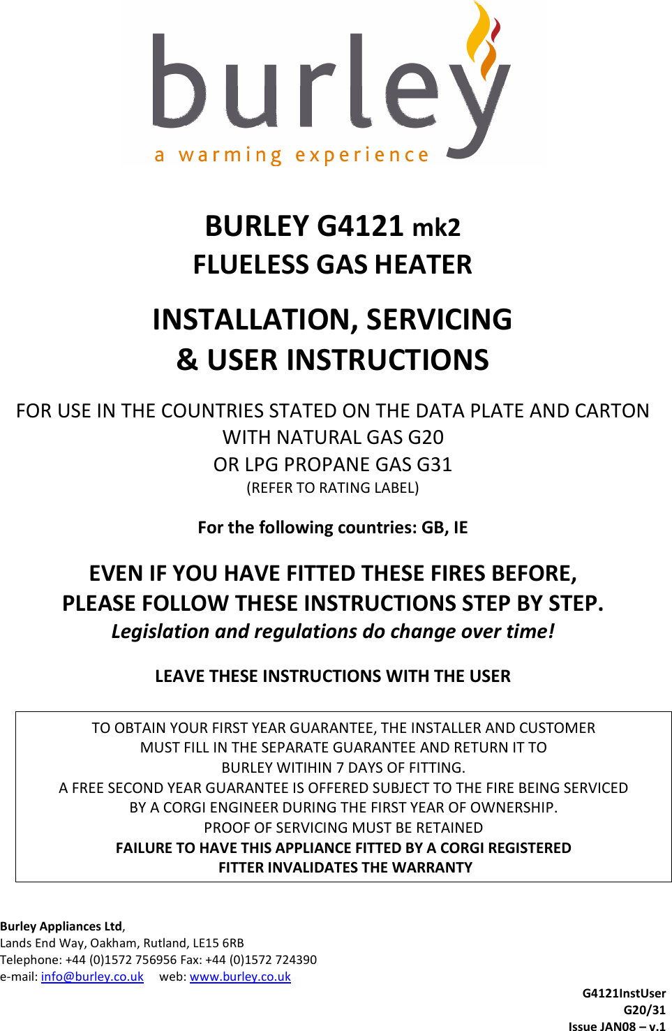 Bey G4121 Mk2 4121 User Manual To The 640ecf0f 375a 4316 9eb0  