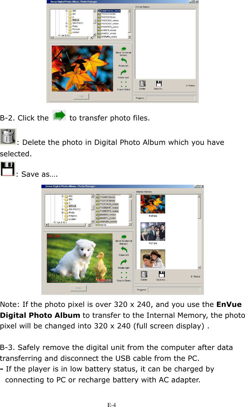 Burnes Home Accents DG350SX Digital Photo Album User Manual Inter