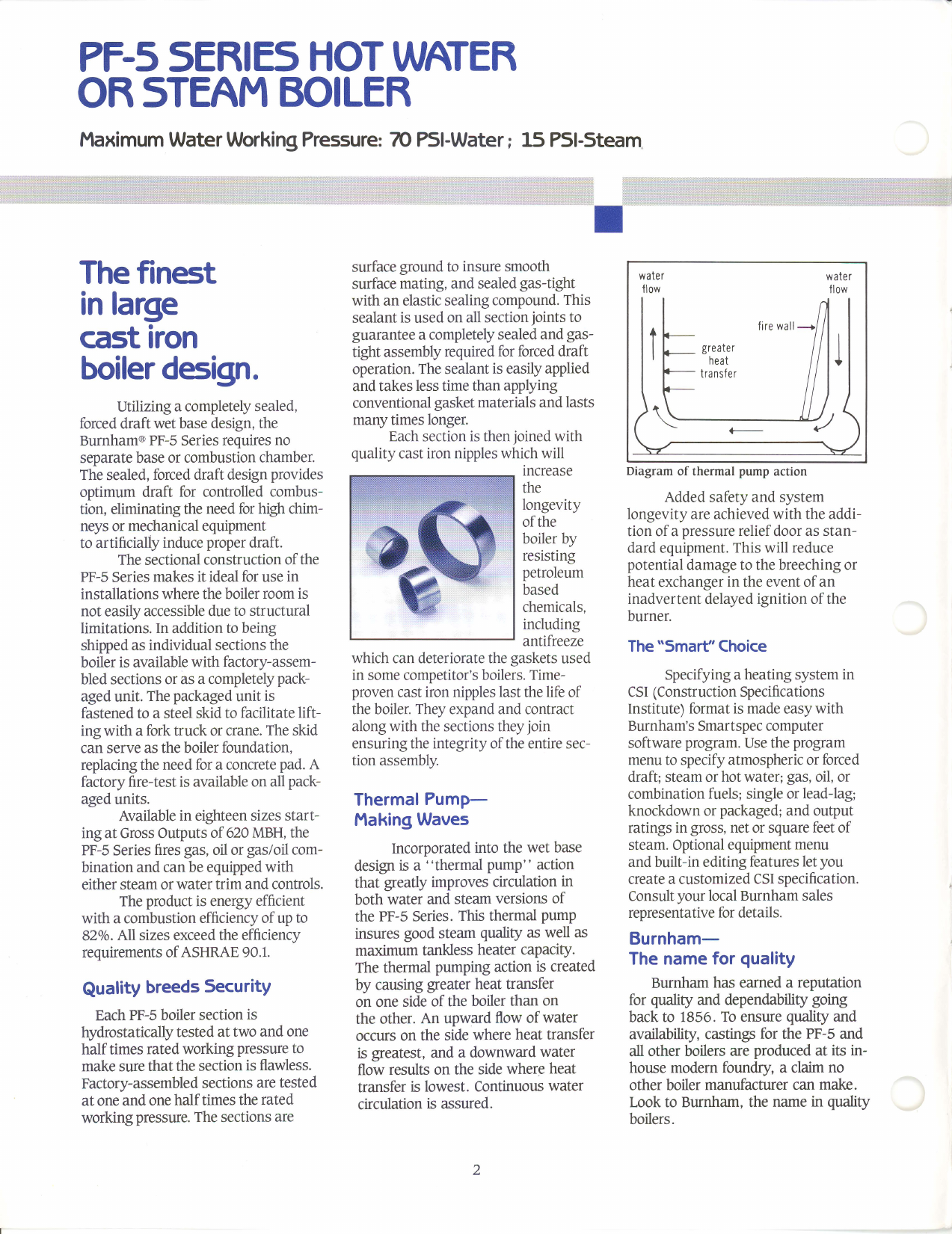 Page 2 of 8 - Burnham Burnham-Pf-5-Series-Brochure- Burnham-pf-5-series-brochure