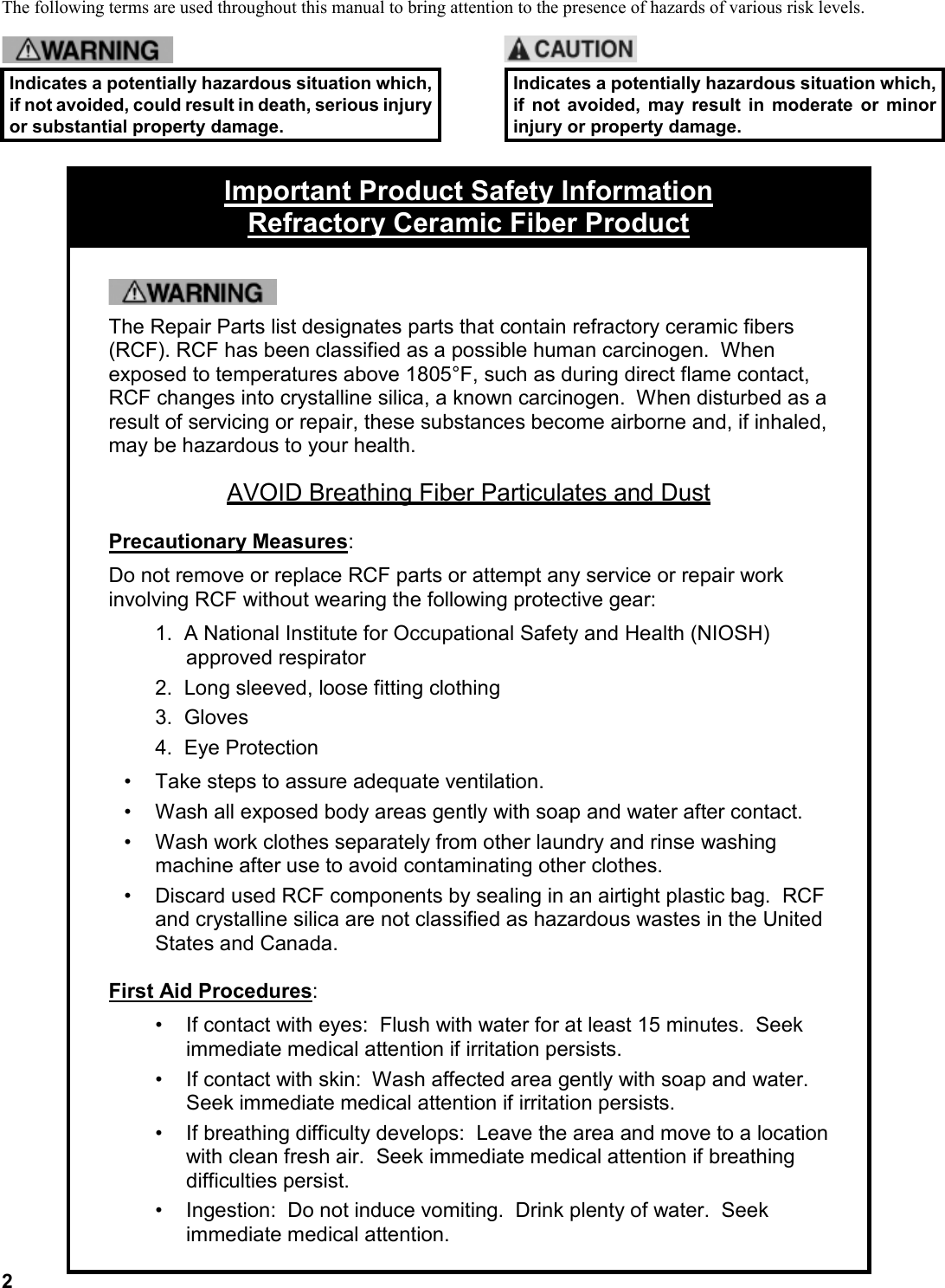 Page 2 of 12 - Burnham Burnham-Series-8H-8He-Boiler-Users-Manual-  Burnham-series-8h-8he-boiler-users-manual