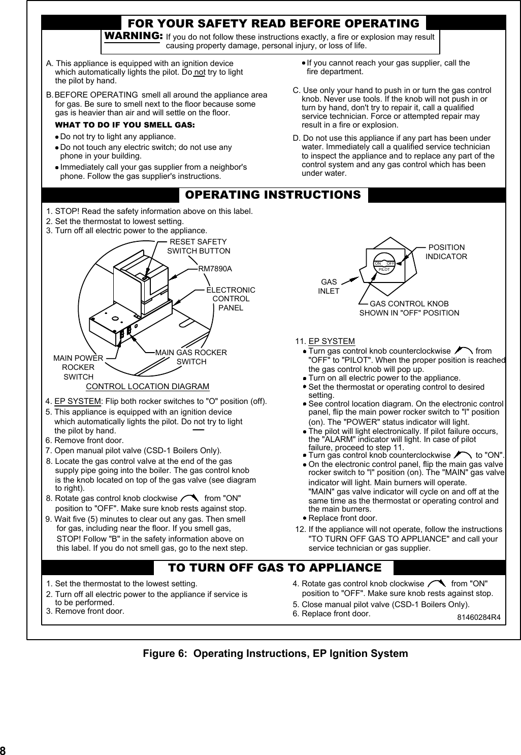 Page 8 of 12 - Burnham Burnham-Series-8H-8He-Boiler-Users-Manual-  Burnham-series-8h-8he-boiler-users-manual