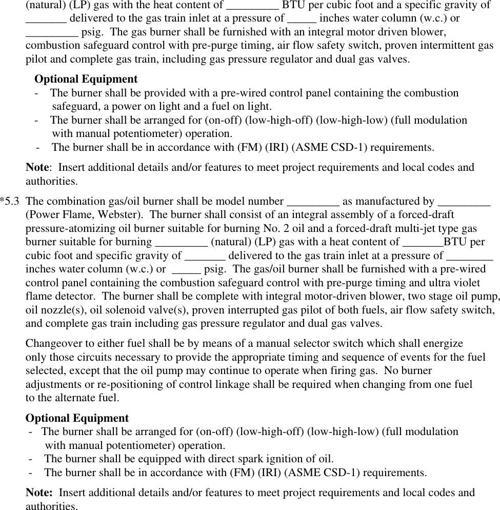 Page 4 of 4 - Burnham Burnham-V11H-Boiler-Specification-Sheet V11H Series Pressure Fired Specifications
