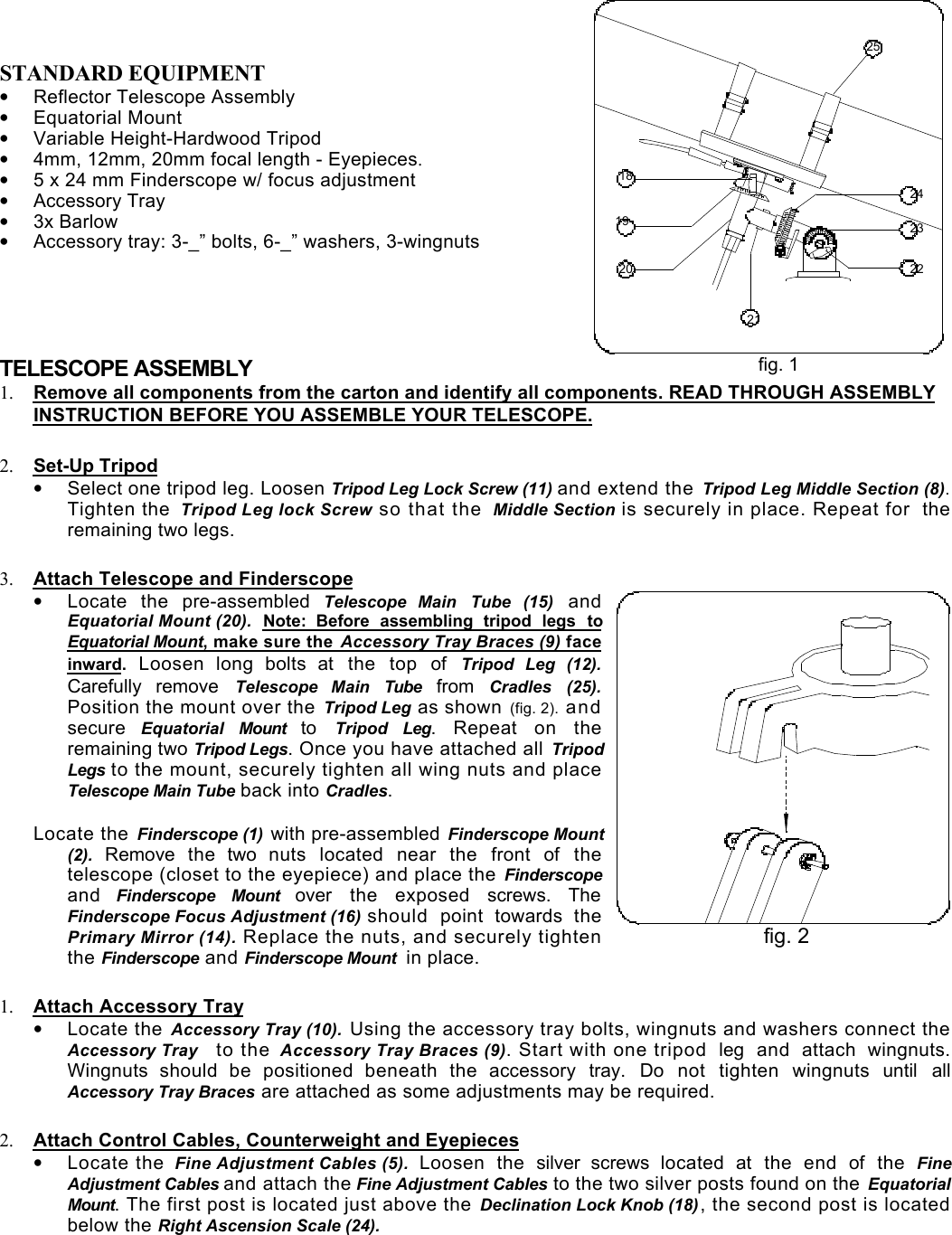 Page 2 of 6 - Bushnell Bushnell-Deep-Space-78-9518-Users-Manual-  Bushnell-deep-space-78-9518-users-manual