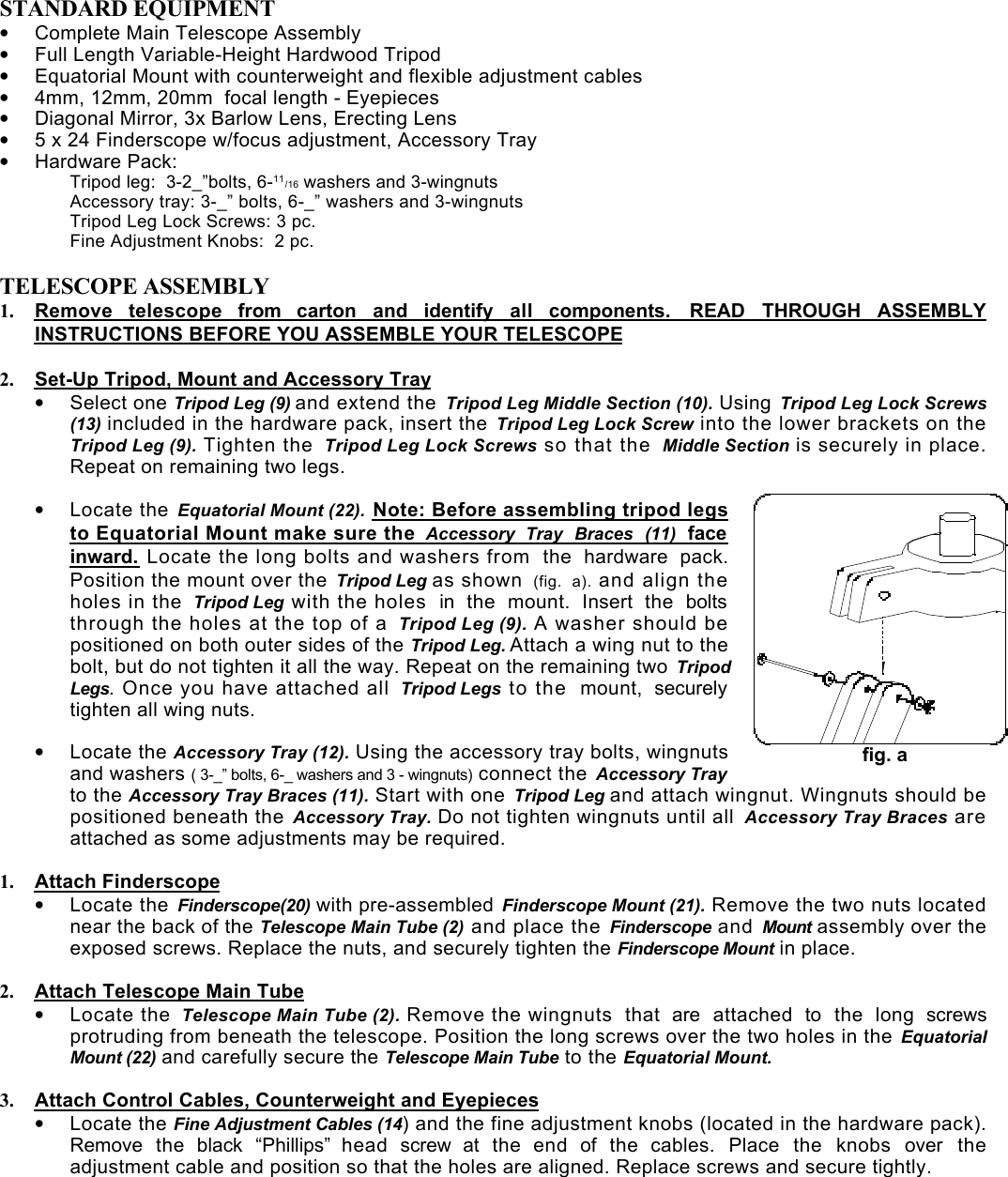 Page 2 of 5 - Bushnell Bushnell-Deep-Space-Series-78-9519-Users-Manual-  Bushnell-deep-space-series-78-9519-users-manual