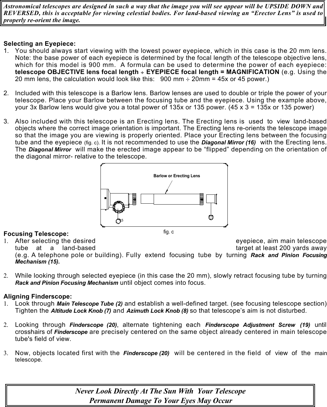Page 4 of 5 - Bushnell Bushnell-Deep-Space-Series-78-9519-Users-Manual-  Bushnell-deep-space-series-78-9519-users-manual