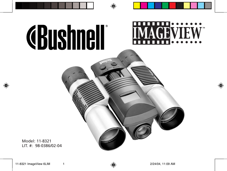 Bushnell Imageview 118321 Instruction Manual 11 8321 6LIM