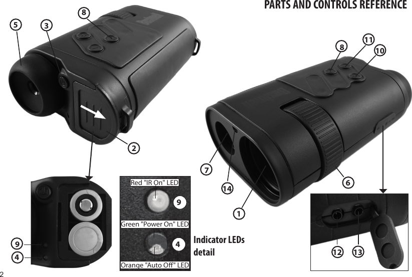 Page 2 of 8 - Bushnell Bushnell-Night-Watch-263230Cl-Users-Manual-  Bushnell-night-watch-263230cl-users-manual