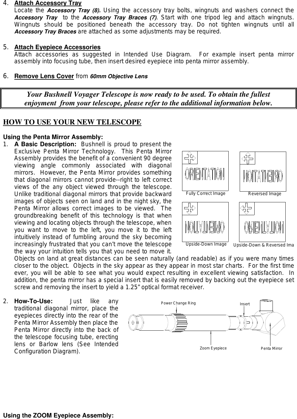 Page 3 of 9 - Bushnell Bushnell-Voyager-78-78-9470-Users-Manual-  Bushnell-voyager-78-78-9470-users-manual