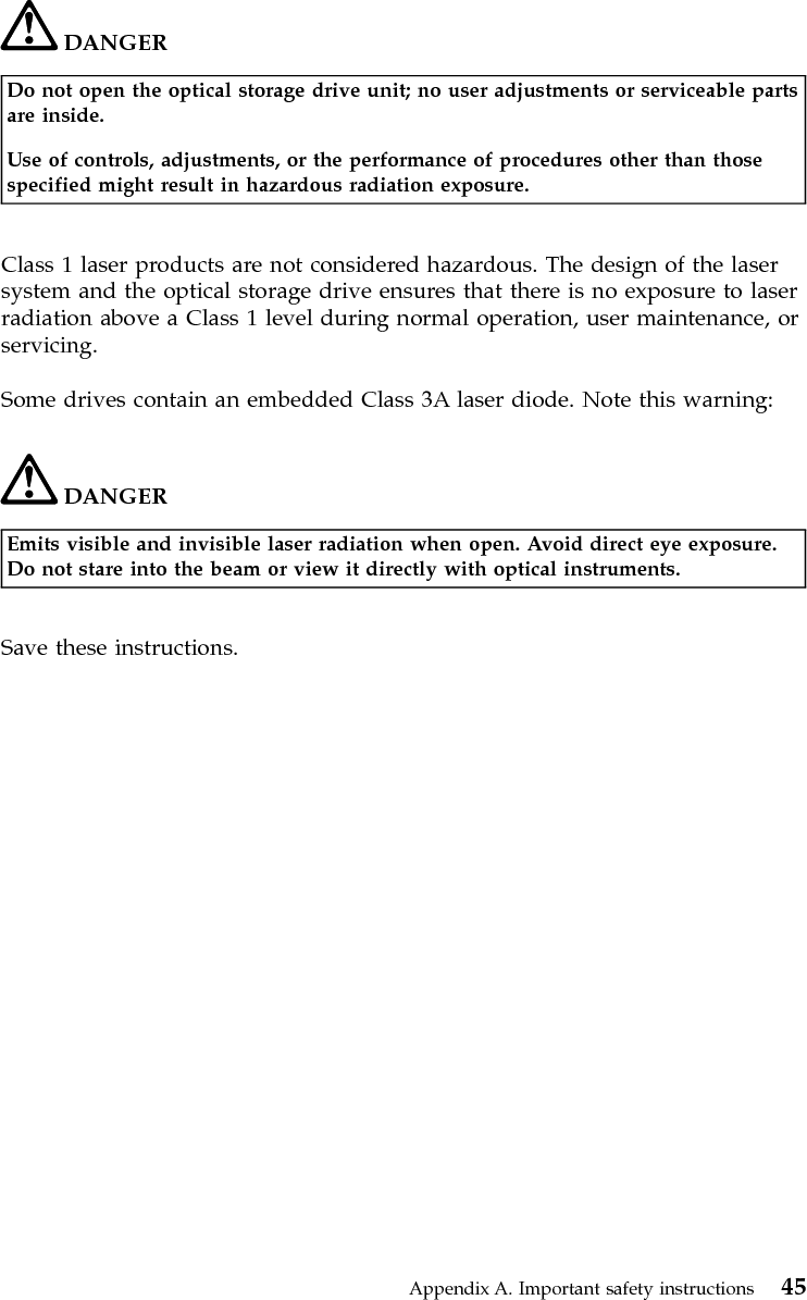 46 ThinkPad®A30 Series Service and Troubleshooting Guide