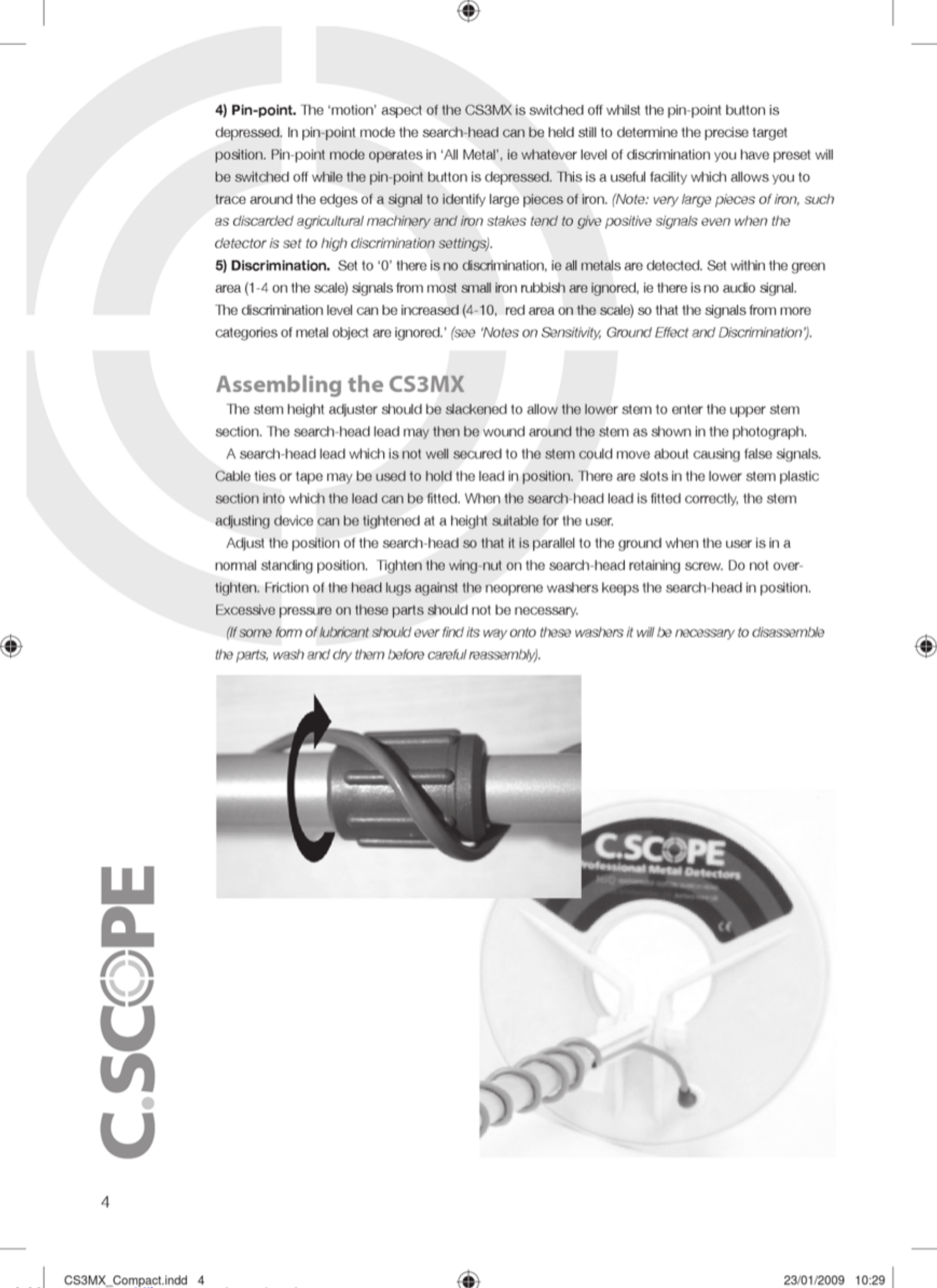 Page 4 of 8 - C-Scope C-Scope-Cs3Mx-Operating-Instructions-Manual-1001978 User Manual