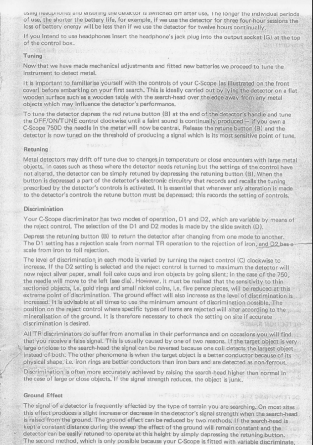 Page 3 of 10 - C-Scope C-Scope-Tr650-D-Operating-Instructions-Manual-1001998 User Manual