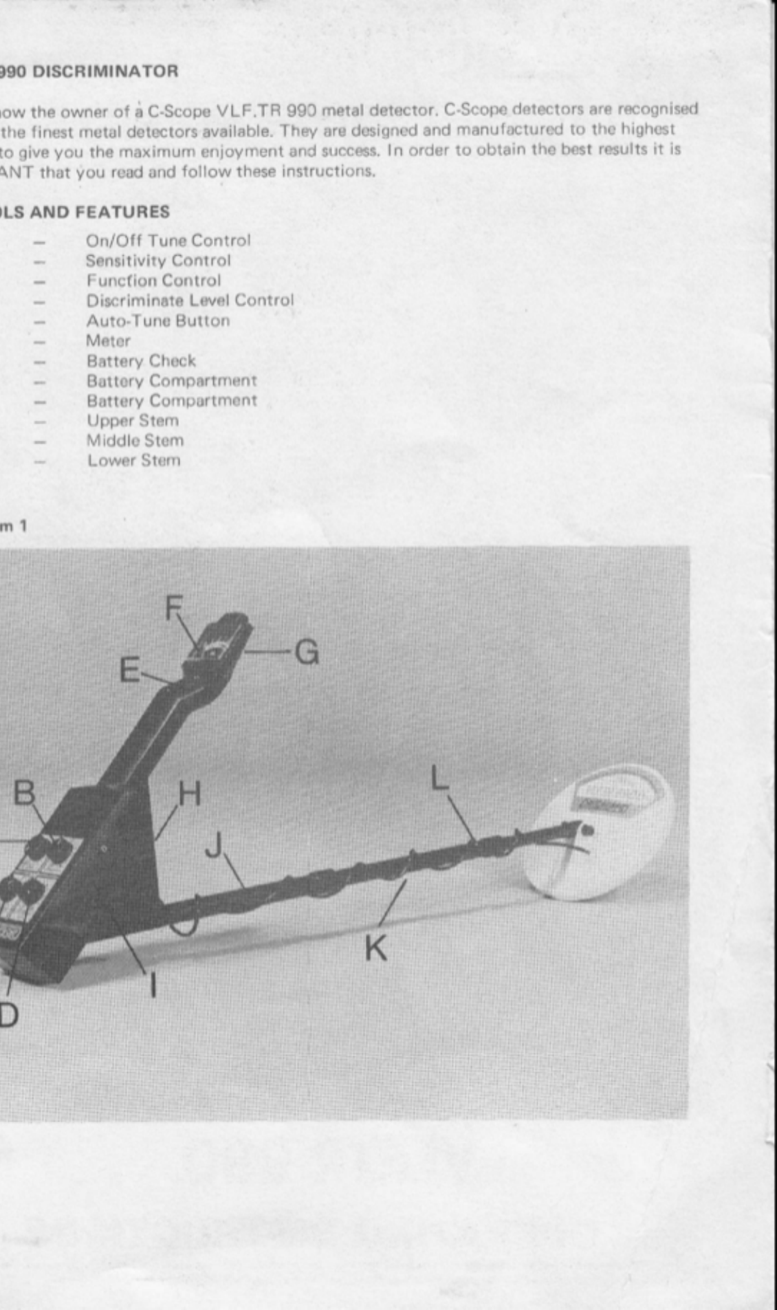Page 2 of 10 - C-Scope C-Scope-Vlf-Tr-990-Operating-Instructions-Manual-1002005 User Manual