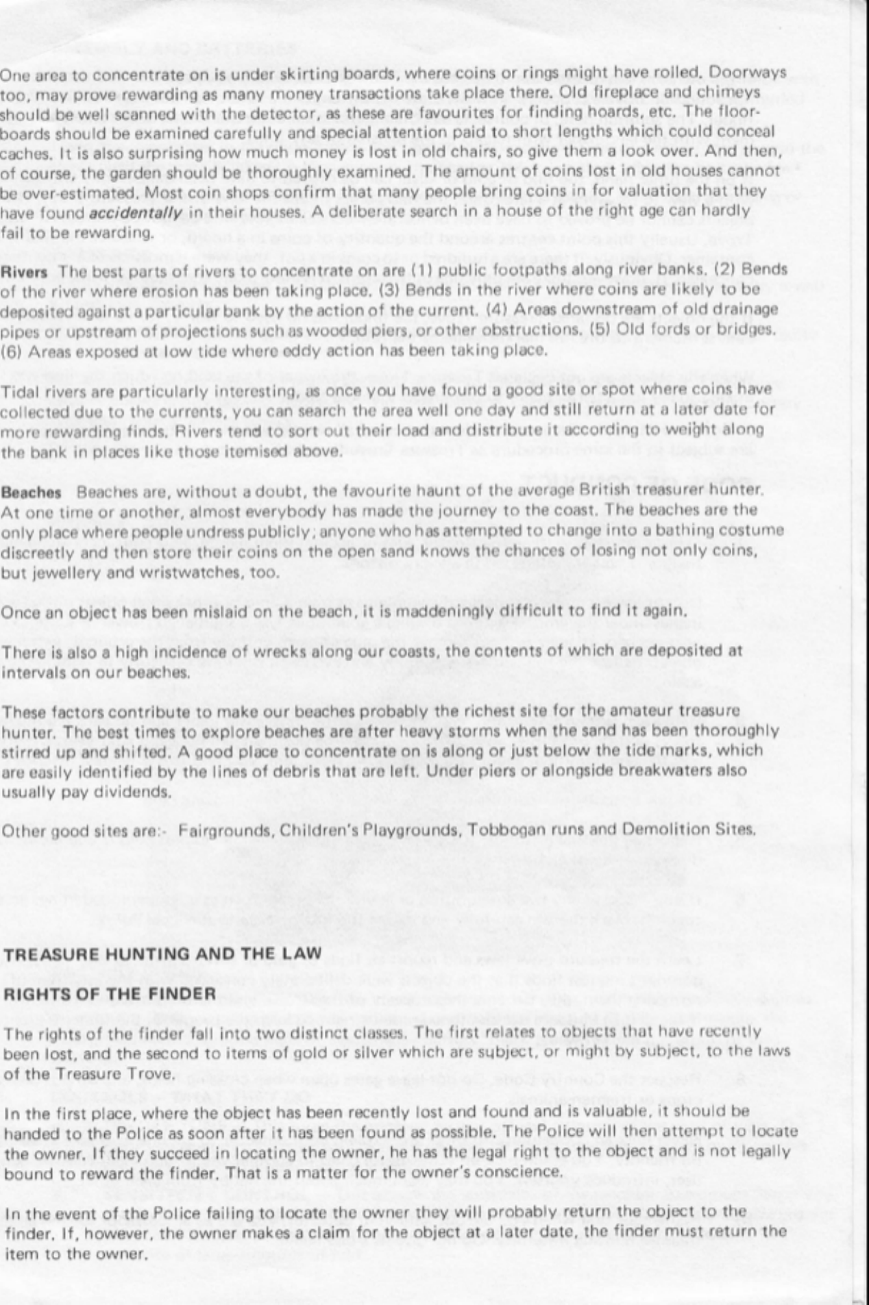 Page 9 of 10 - C-Scope C-Scope-Vlf-Tr-990-Operating-Instructions-Manual-1002005 User Manual