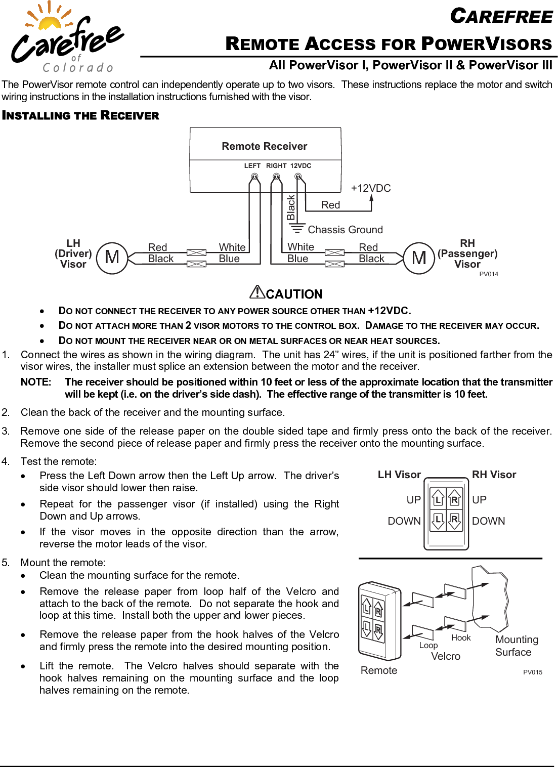   FCC NOTE: THE MANUFACTURER IS NOT RESPONSIBLE FOR ANY RADIO OR TV INTERFERENCE CAUSED BY UNAUTHORIZED MODIFICATIONS TO THIS EQUIPMENT. SUCH MODIFICATIONS COULD VOID THE USER’S AUTHORITY TO OPERATE THE EQUIPMENT. 