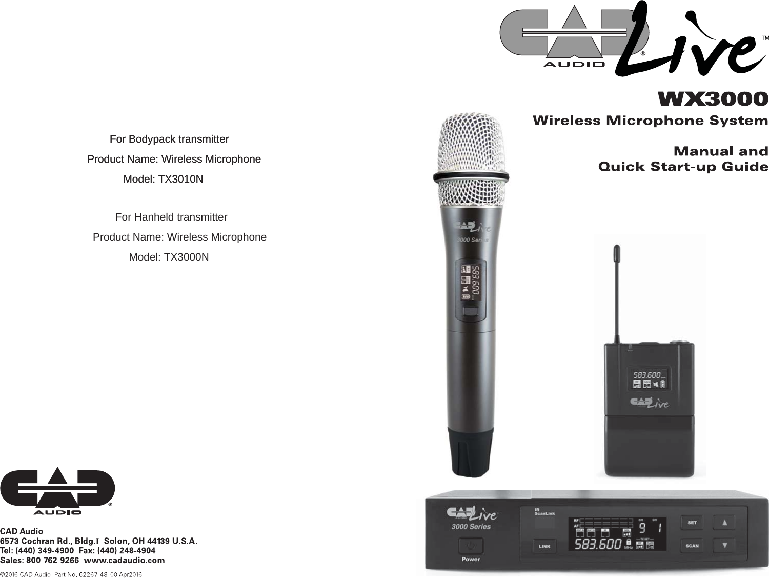 Product Name: Wireless MicrophoneFor Bodypack transmitterModel: TX3010NProduct Name: Wireless MicrophoneFor Bodypack transmitterModel: TX3010NProduct Name: Wireless MicrophoneFor Hanheld transmitterModel: TX3000N