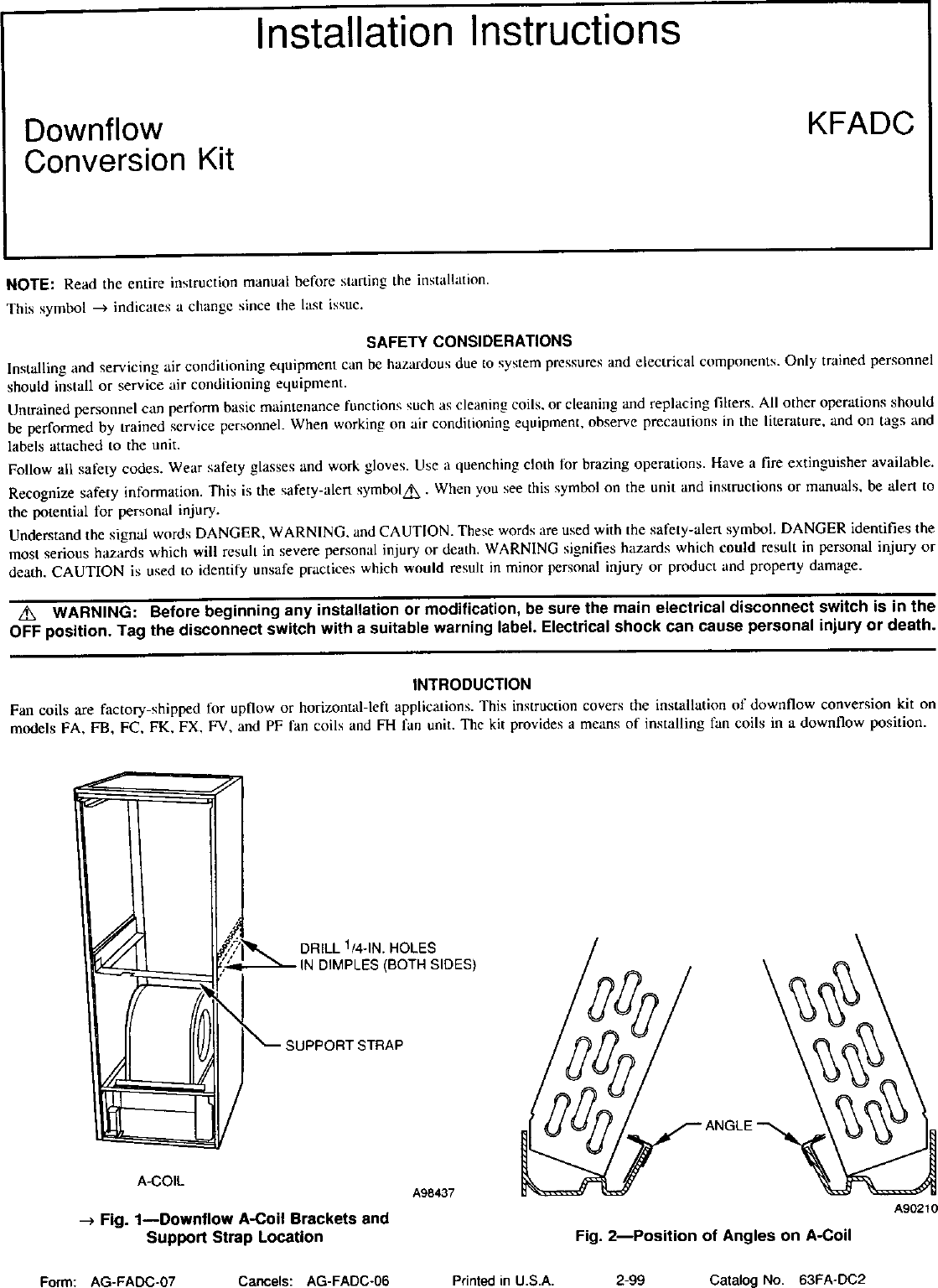 carrier downflow air handler