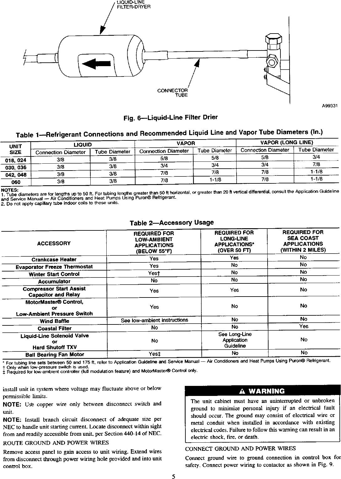 Page 3 of 8 - CARRIER  Air Conditioner/heat Pump(outside Unit) Manual L0211024